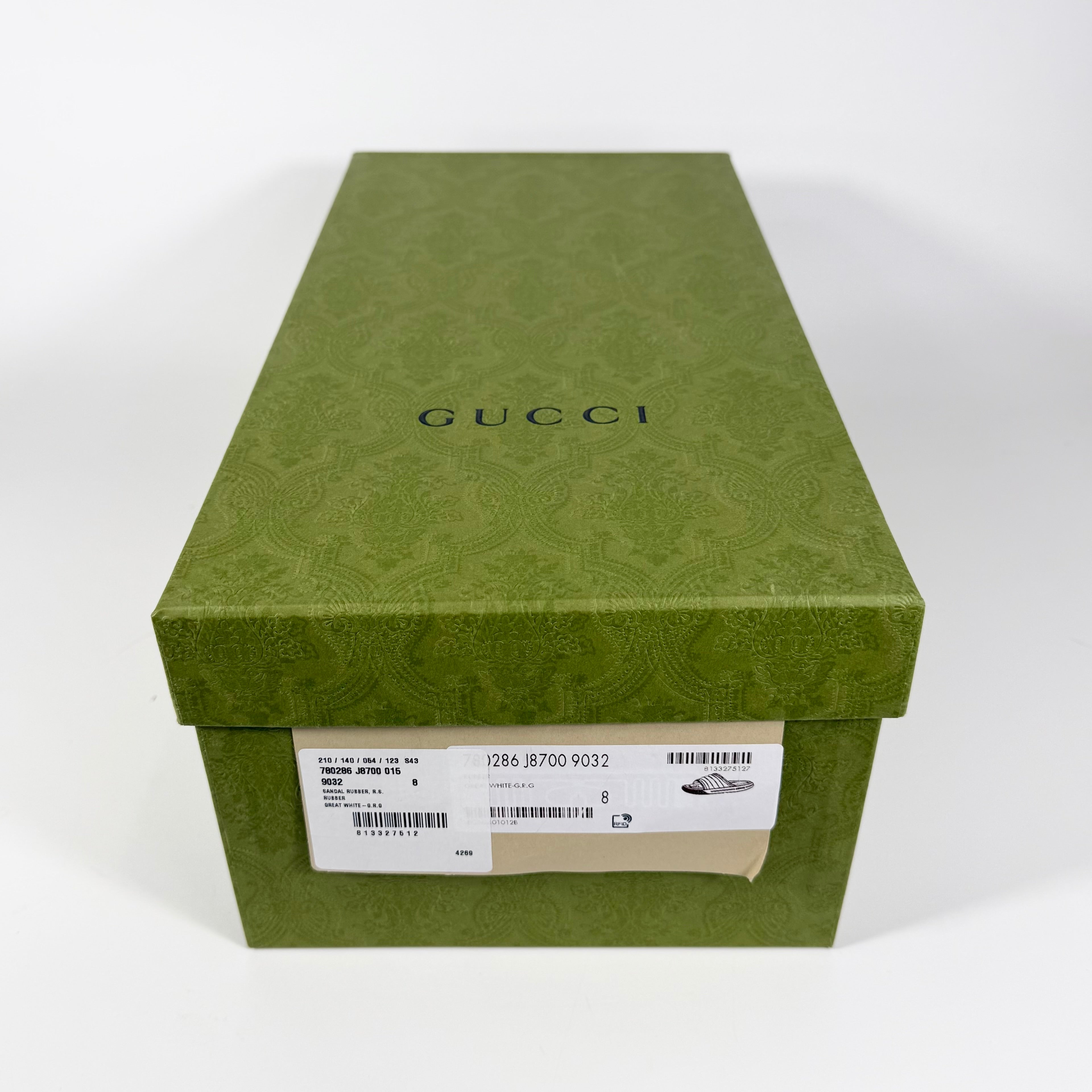 Gucci Web Rubber Pool Slide - Men’s 8.5