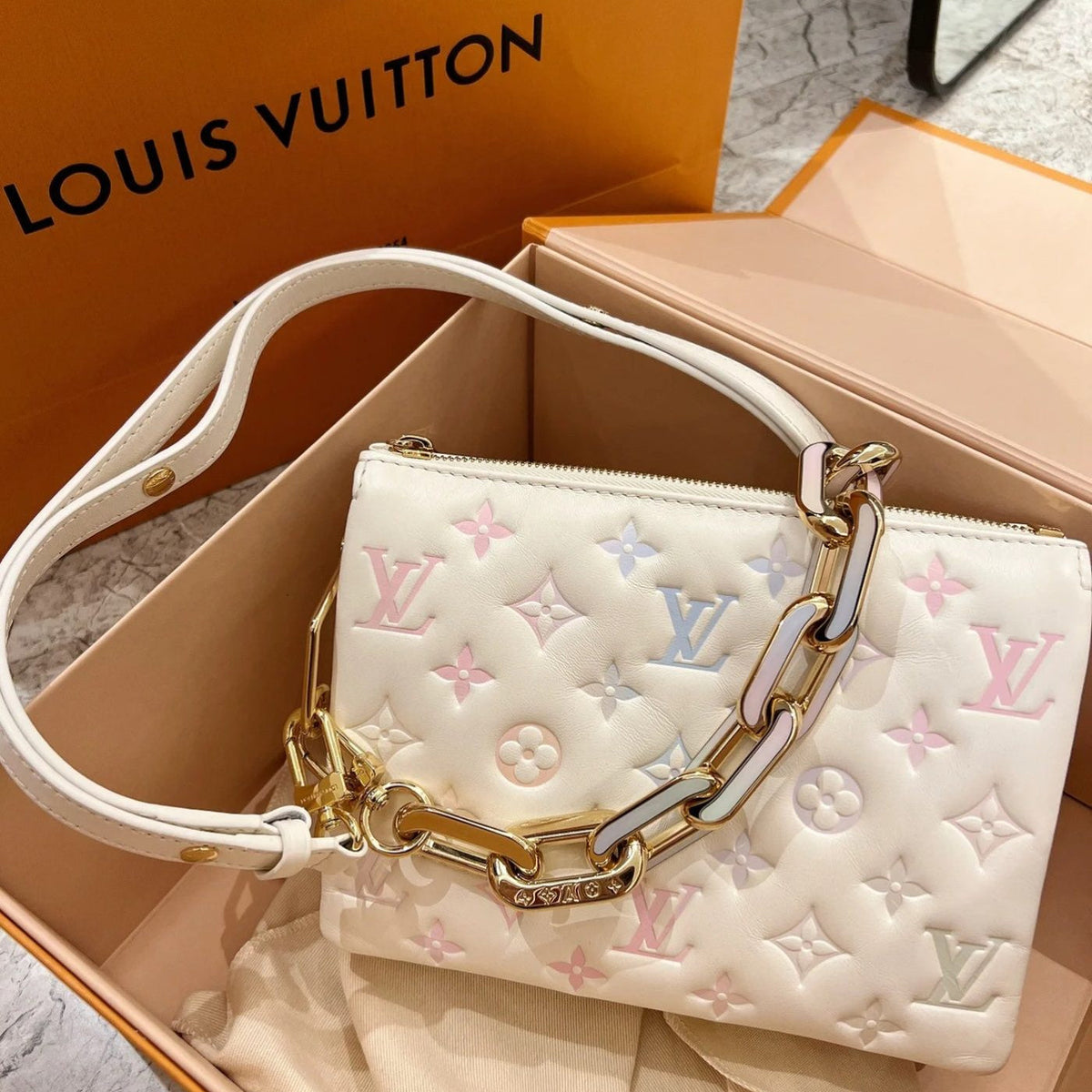 Louis Vuitton Coussin MM Bag Black