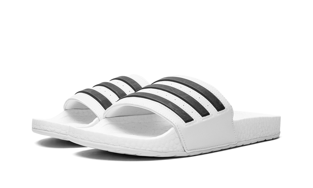 Adilette Boost "White Black Stripes" FY8155