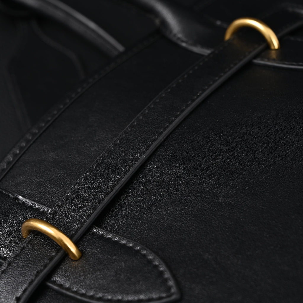 Miu Miu Leather Tote Bag – Classic Black