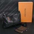 Louis Vuitton Graceful MM Black Monogram Hobo Bag