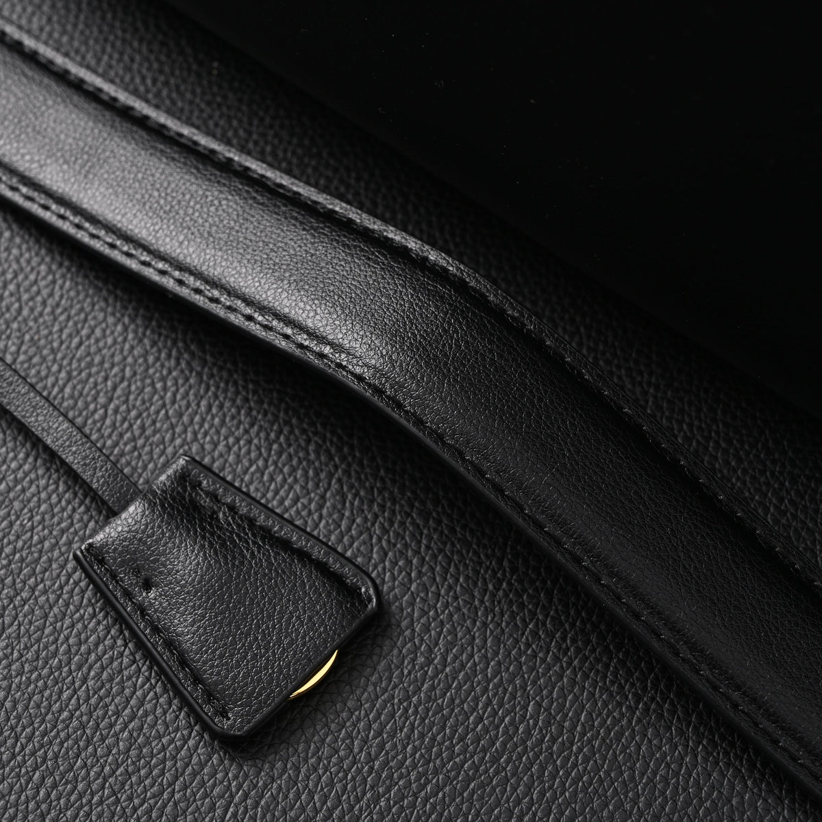 Prada Cleo Black Brushed Leather Shoulder Bag
