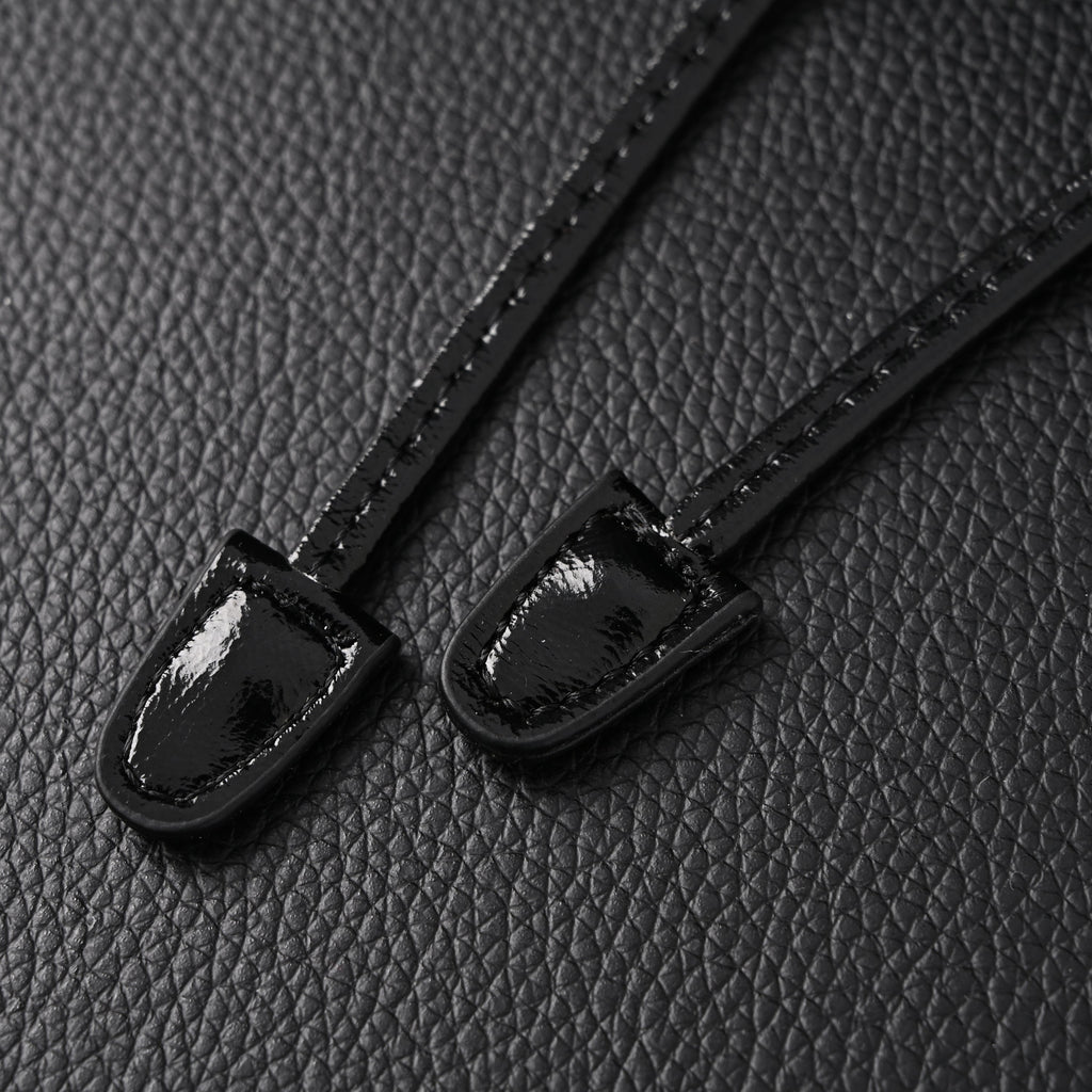 Prada Cleo Black Patent Leather Shoulder Bag with Gold Hardware