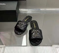 Chanel CC Logo Mules Slide Sandal Flop Flat