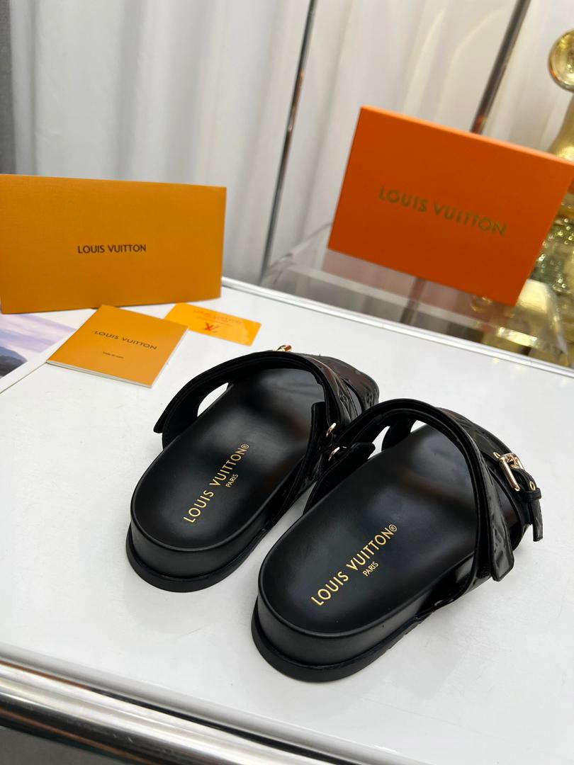 Louis vuitton Bom dia Flat mule Black