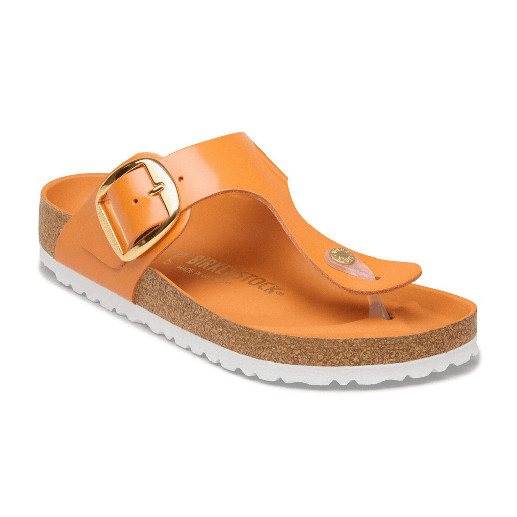 Birkenstock Women's Gizeh Big Buckle High-Shine Kurkuma