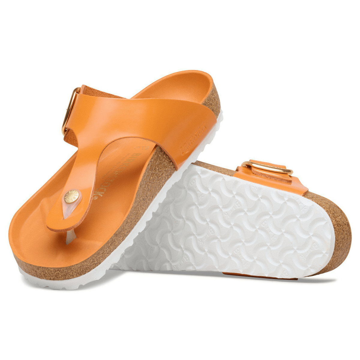 Birkenstock Women's Gizeh Big Buckle High-Shine Kurkuma