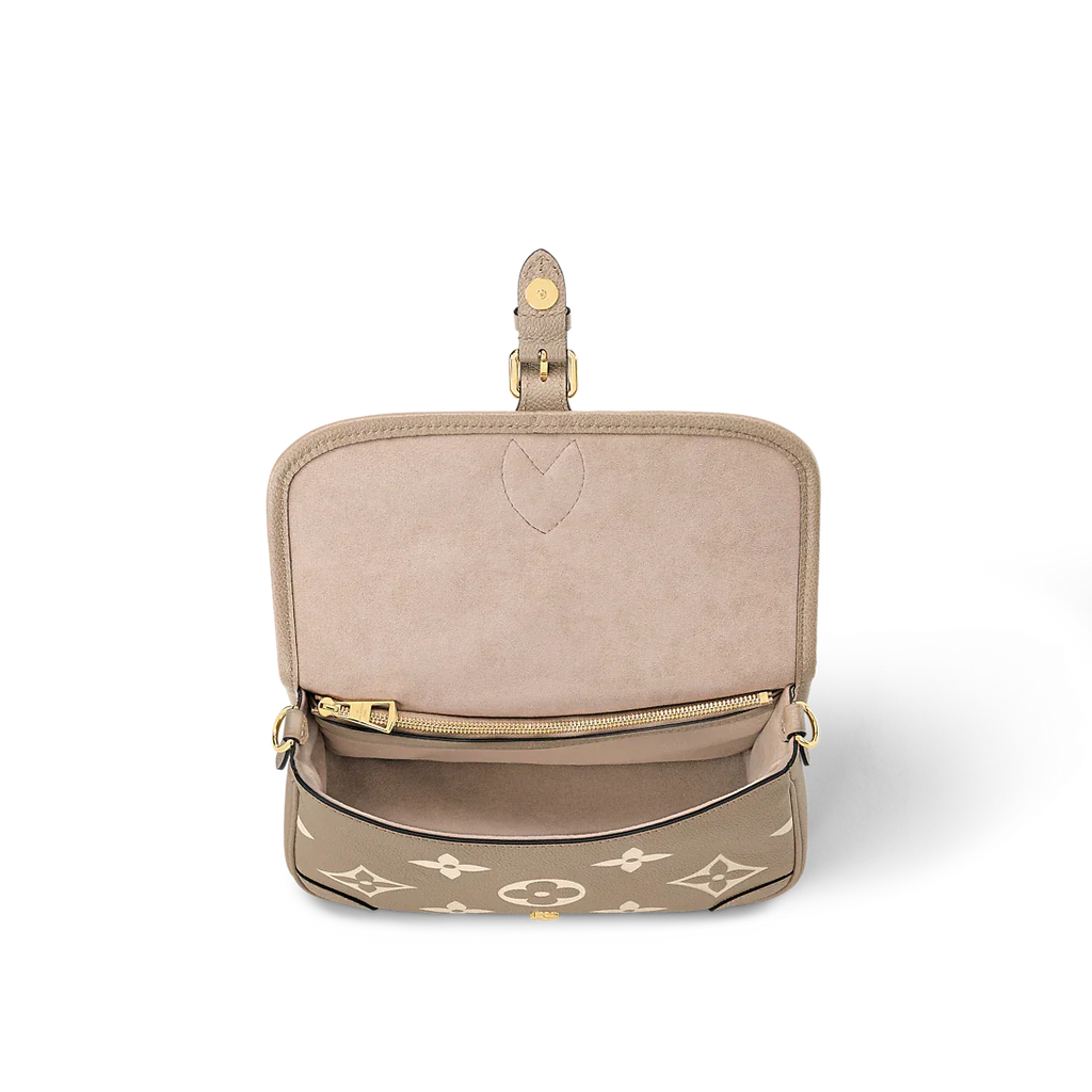 Louis Vuitton Diane Monogram Empreinte Tourterelle Beige cream