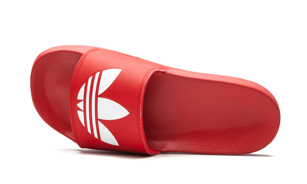ADILETTE LITE SLIDES "RED WHITE" FU8296
